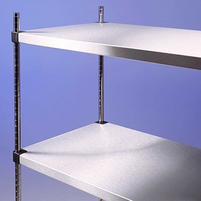 Racking S/S Solid Shelves 3 Tier 1000 x 400 x 1650mm