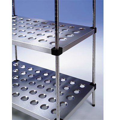 Racking S/S Perforated Shelves 4 Tier 1000 x 600 x 1800mm
