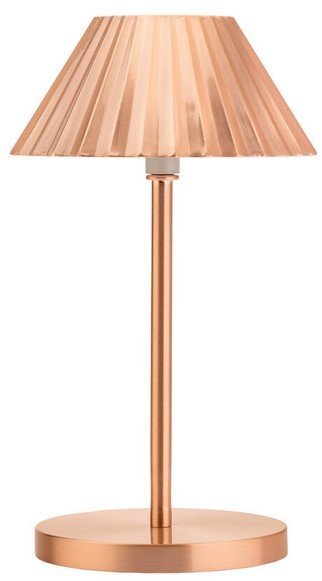 Aruba Brushed Copper LED Cordless Lamp 23cm Carton of 6