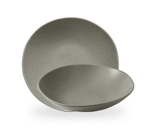 SC Peppercorn Grey Natural Organic Coupe Bowl 25cm Carton of 6