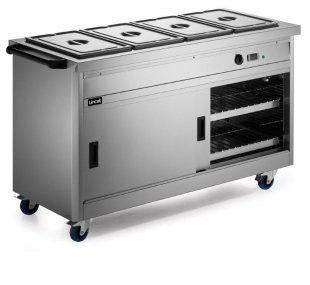 Lincat P6B4 Hot Cupboard with Bain Marie Top