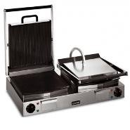 Licnat LRG2 Double Contact Grill Ribbed Top Smooth Bottom