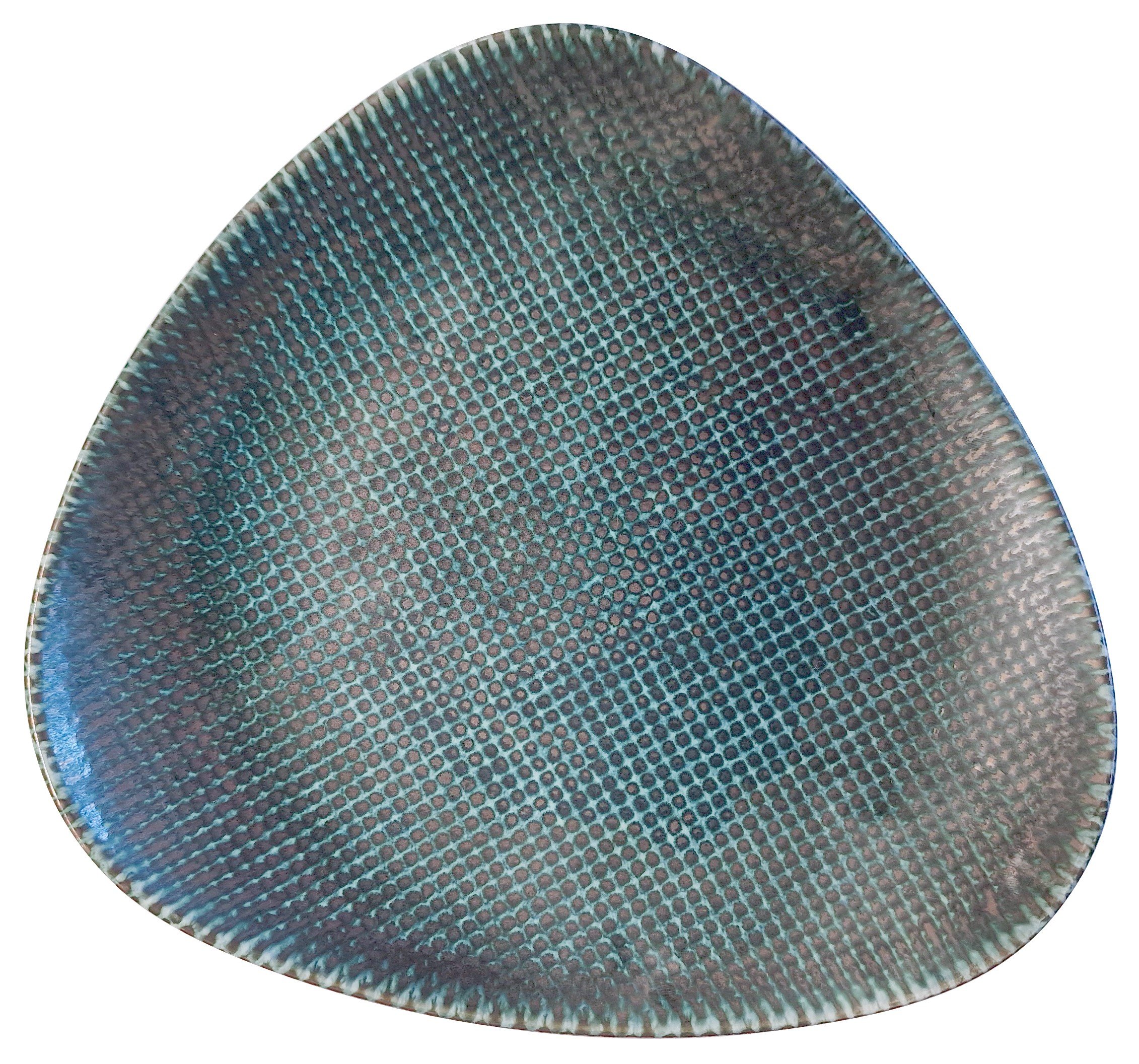 Astro Metallic Blue Lotus Plate 26.5cm Carton of 12
